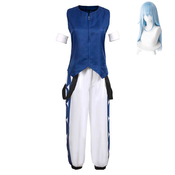 Tensei shitara Slime Datta Ken Season 2 Rimuru Tempest Blue Outfit Party Carnival Halloween Cosplay Costume