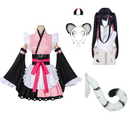 Cosmic Princess Kaguya! (2026) Noi Komazawa Pink Kimono Women Halloween Carnival Party Cosplay Costume
