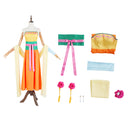 The Apothecary Diaries Maomao Women Orange Dress Carnival Halloween Cosplay Costume