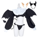 Marin-chan Cosplay Black Little Devil Sexy Outfit Carnival Halloween Cosplay Costume