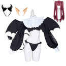 Marin-chan Cosplay Black Little Devil Sexy Outfit Carnival Halloween Cosplay Costume