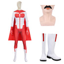Invincible Omni-Man Nolan Grayson Red Zentai Jumpsuit Carnival Halloween Cosplay Costume
