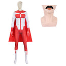 Invincible Omni-Man Nolan Grayson Red Zentai Jumpsuit Carnival Halloween Cosplay Costume