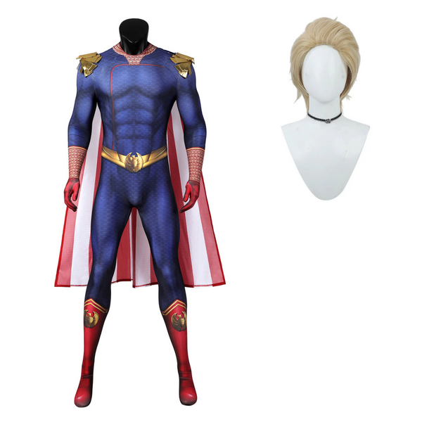 The Boys The Homelander Cosplay Costume Jumpsuit Cloak Outfits Halloween Carnival Suit