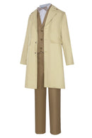 Good Omens Angel AziraphaleBrown Suit Party Carnival Halloween Cosplay Costume
