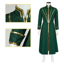 Cosplay Costume Temenos Mistral Octopath Traveler 0 Cloak Uniform Green Men Halloween Carnival Party Outfits