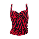 Cosplay Costume Nikki Freeman Obsession (2026) Striped Top Pants Budget Friendly Red Women Halloween Carnival Party Outfits