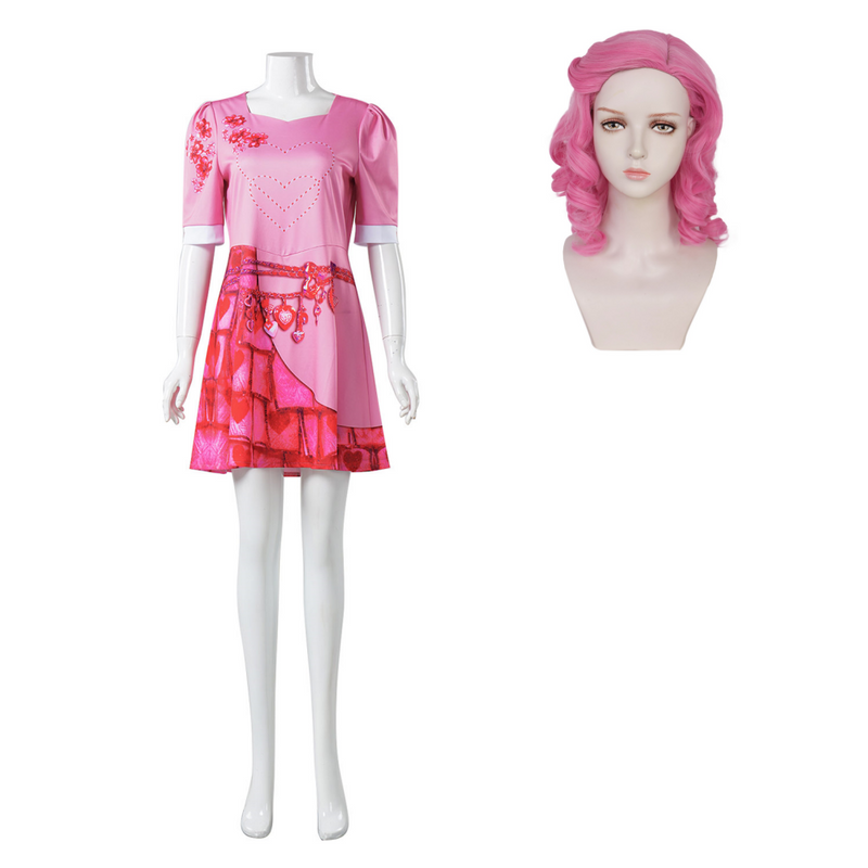 Bridget Women Pink Dress Party Carnival Halloween Cosplay Costume