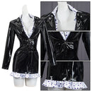 One Piece Enies Lobby Arc Nico Robin Black Dress Party Carnival Halloween Cosplay Costume