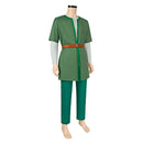Cosplay Costume Arusu Dragon Quest Fullset Green Men Halloween Carnival Party Outfits