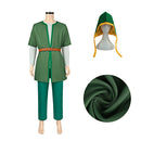 Cosplay Costume Arusu Dragon Quest Fullset Green Men Halloween Carnival Party Outfits
