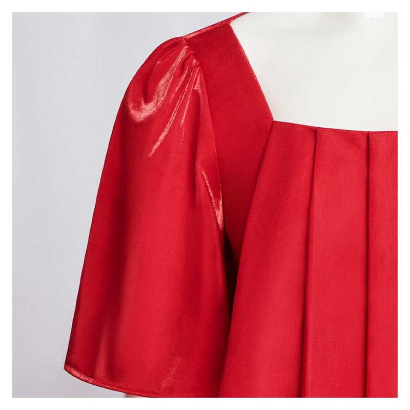 Cosplay Costume Frieren Dress Red Men Halloween Carnival Party Outfits