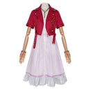 Cosplay Costume Aerith Gainsborough FF Budget Friendly Fullset Pink Women Halloween Carnival Party Outfits