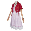 Cosplay Costume Aerith Gainsborough FF Budget Friendly Fullset Pink Women Halloween Carnival Party Outfits