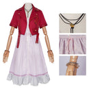 Cosplay Costume Aerith Gainsborough FF Budget Friendly Fullset Pink Women Halloween Carnival Party Outfits