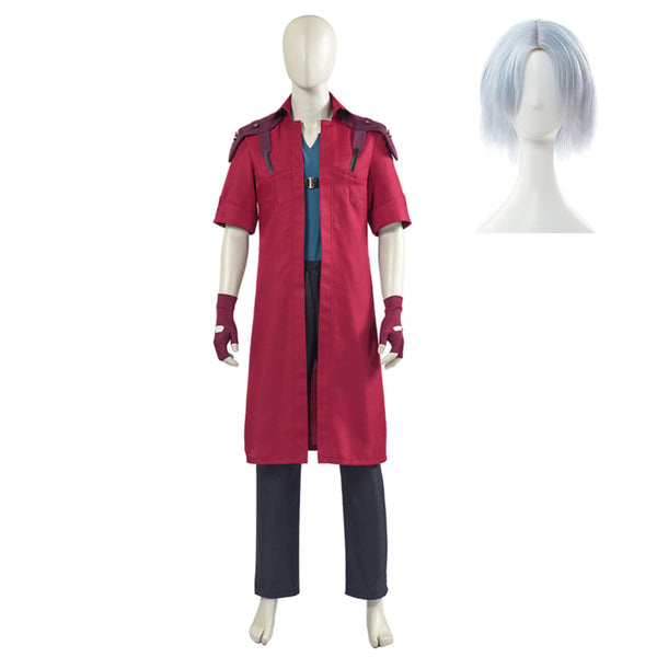 DMC Dante Red Suit Carnival Halloween Cosplay Costume