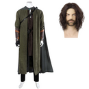 The Lord Of The Rings Aragorn Green Deluxe Outfit Carnival Halloween Cosplay Costume