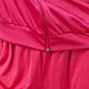 Women 80s Tracksuit Disco Suit Pink Outfit for Adult Carnival Halloween Cosplay Costume