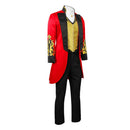 Cosplay Costume P.T. Barnum The Greatest Showman (2018) Red Men Halloween Carnival Party Outfits