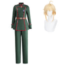 Cosplay Costume Tanya von Degurechaff Youjo Senki: The Saga of Tanya the Evil Military Uniform Green Women Halloween Carnival Party Outfits