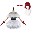 Oshi no Ko Season 3 Arima Kana White Stage Dress Halloween Carnival Party Cosplay Costume