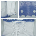 Cosplay Costume Emily Corpse Bride Wedding Dress White Halloween Carnival Party Outfits