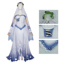 Cosplay Costume Emily Corpse Bride Wedding Dress White Halloween Carnival Party Outfits