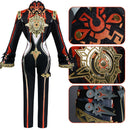 Cosplay Costume Mavuika Genshin Impact Fullset Black Women Halloween Carnival Party Outfits