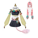 Genshin Impact Varesa Women Yellow Outfit Carnival Halloween Cosplay Costume