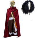 Cosplay Costume Usopp Season 2 Classic Overall Cloak Set Brown Men Halloween Carnival Party Outfits