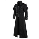Men Medieval Jacket Steampunk Gothic Long Trench Coat Carnival Halloween Cosplay Costume