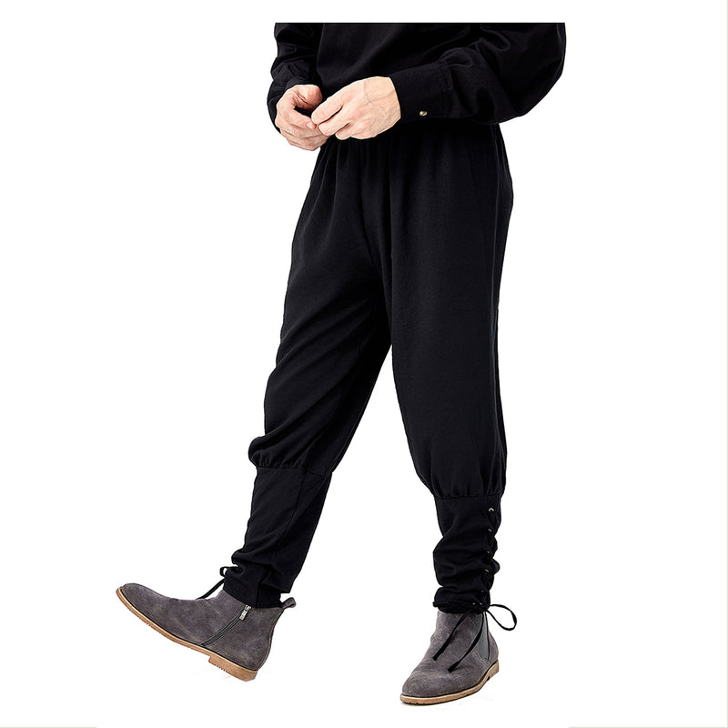 Men Medieval Pirate Pants Viking Renaissance Gothic Trousers Carnival Halloween Cosplay Costume