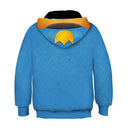 Dog Man Unisex Blue Hoodie Men Women Casual Streetwear Pullover