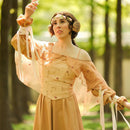 Padme Amidala Women Yellow Meadow Dress Party Carnival Halloween Cosplay Costume