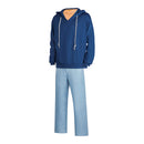 Solo Leveling 2025 Sung Jinwoo Blue Top Pants Full Set Outfit Carnival Halloween Cosplay Costume