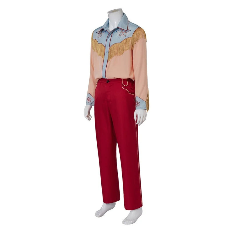 Back to the Future Part III Marty McFly Top Pants Full Set Party Carnival Halloween Cosplay Costume