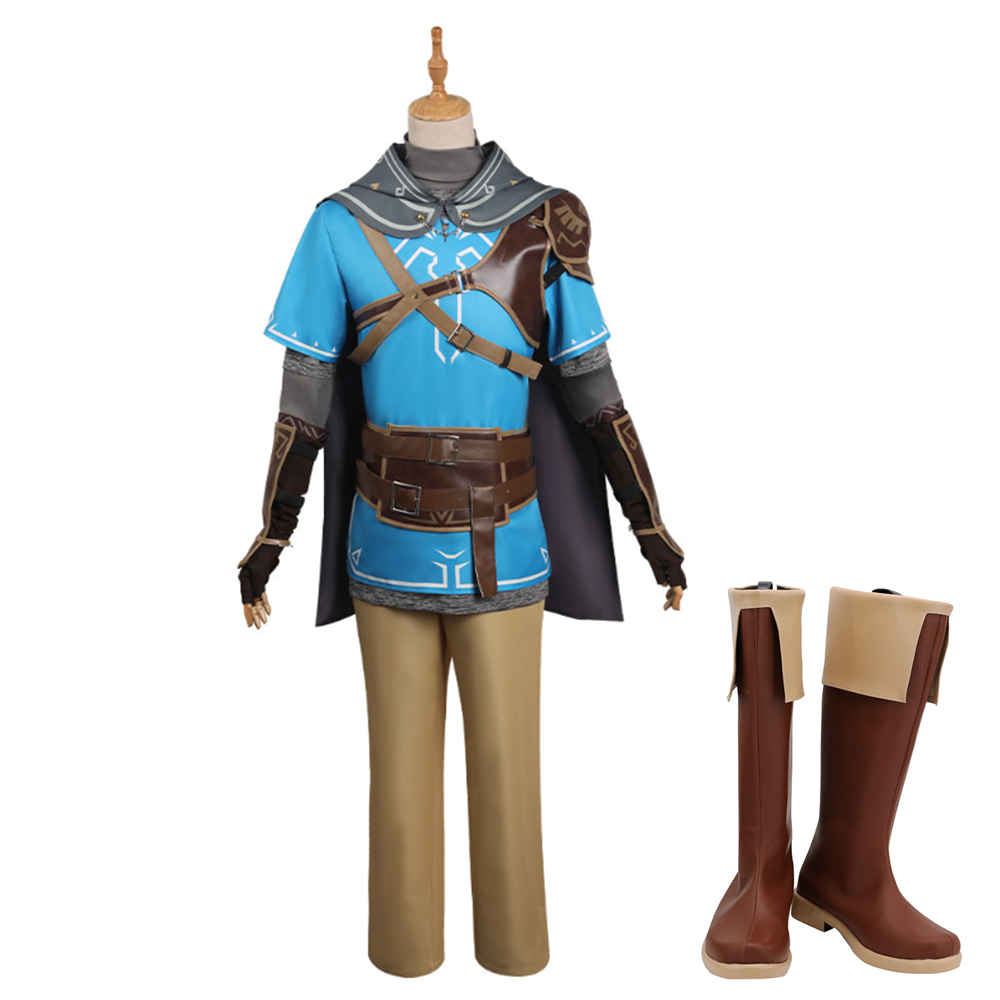 The Legend of Zelda: Tears of the Kingdom TOTK Link Cosplay Costume Ha