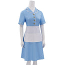 Waitress: The Musical Jenna Hunterson Womne Blue Dress Carnival Halloween Cosplay Costume