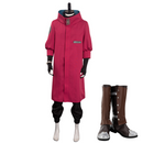 TS Vash Men Wig Shoes Full Set Cosplay Costume Outfits Halloween Carnival Suit