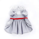 Pet Costume Pennywise It Dress White For Small Dog Cat Halloween Carnival Party Outfits