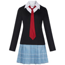 Marin Kitagawa School Uniform Women Blue Dress Outfit Carnival Halloween Cosplay Costume