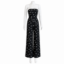 Cosplay Costume Susie Glass The Gentlemen (2026) Polka Dot Jumpsuit Hat Set Black Women Halloween Carnival Party Outfits