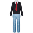 Wakana Gojo School Uniform Blue Outfit Carnival Halloween Cosplay Costume