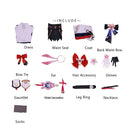 Cosplay Costume Evanescia Honkai: Star Rail 4.2 Fullset Pink Women Halloween Carnival Party Outfits
