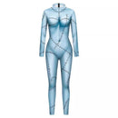 Cosplay Costume The Nightmare Before Christmas Sally Dress Jumpsuit Halloween Carnival Party Outfits