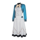 Secrets of the Silent Witch Monica Everett Women Blue Uniform Outfit Cosplay Costume