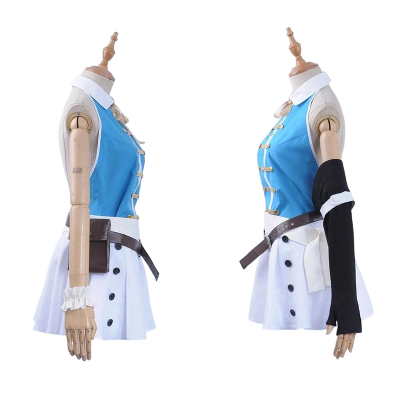 Lucy Blue Dress Outfits Full Set Cosplay Costume