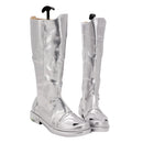 Adult Silvery Shoes Cosplay Shoes Boots Halloween Costumes Accessory Custom Made