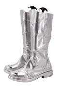 Adult Silvery Shoes Cosplay Shoes Boots Halloween Costumes Accessory Custom Made