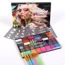 Cosplay Body Paint Kit 42-Color Set Washable Makeup Kids Children Friendly Halloween Carnival Party Prop
